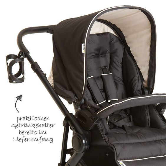 Hauck Kinderwagen-Set Atlantic Plus Trio Set - Caviar