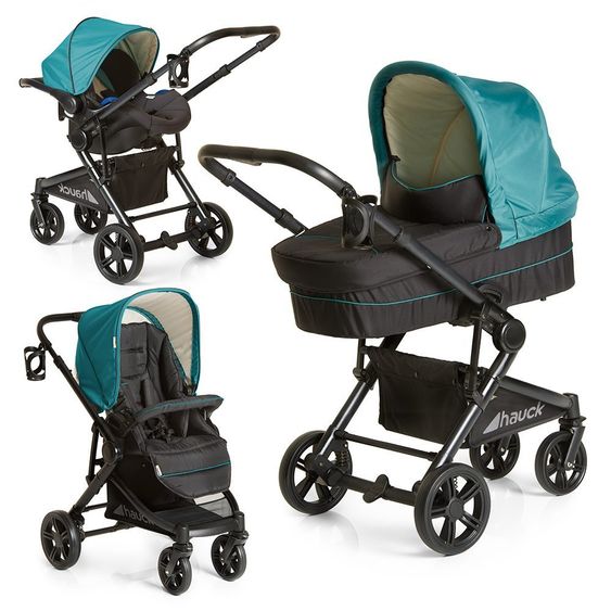 Hauck Kinderwagen-Set Atlantic Plus Trio Set - Everglade