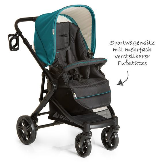 Hauck Kinderwagen-Set Atlantic Plus Trio Set - Everglade