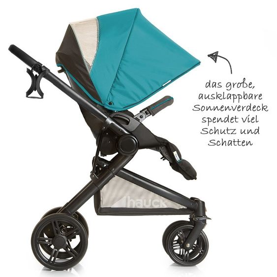 Hauck Kinderwagen-Set Atlantic Plus Trio Set - Everglade