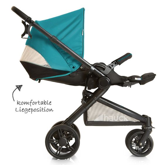 Hauck Kinderwagen-Set Atlantic Plus Trio Set inkl. Isofix Basis - Everglade