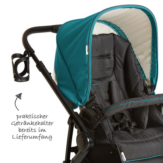 Hauck Kinderwagen-Set Atlantic Plus Trio Set inkl. Isofix Basis - Everglade