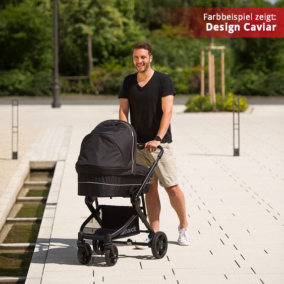 Hauck Kinderwagen-Set Atlantic Plus Trio Set inkl. Isofix Basis - Everglade