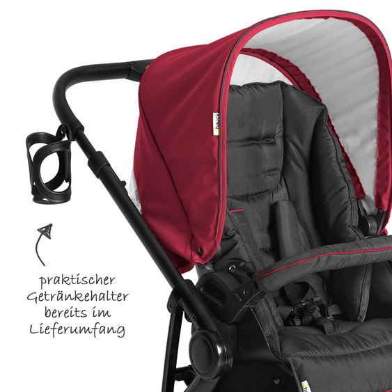 Hauck Kinderwagen-Set Atlantic Plus Trio Set inkl. Isofix Basis - Tango
