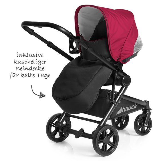 Hauck Kinderwagen-Set Atlantic Plus Trio Set inkl. Isofix Basis - Tango