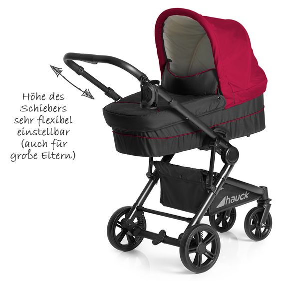 Hauck Kinderwagen-Set Atlantic Plus Trio Set inkl. Isofix Basis - Tango