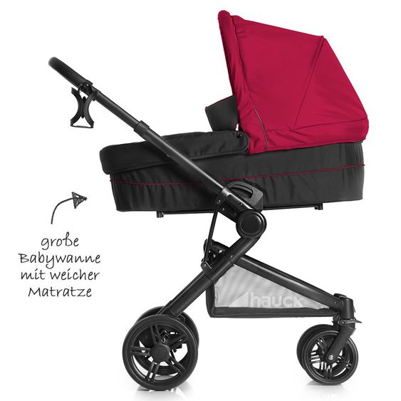 Hauck Kinderwagen-Set Atlantic Plus Trio Set inkl. Isofix Basis - Tango