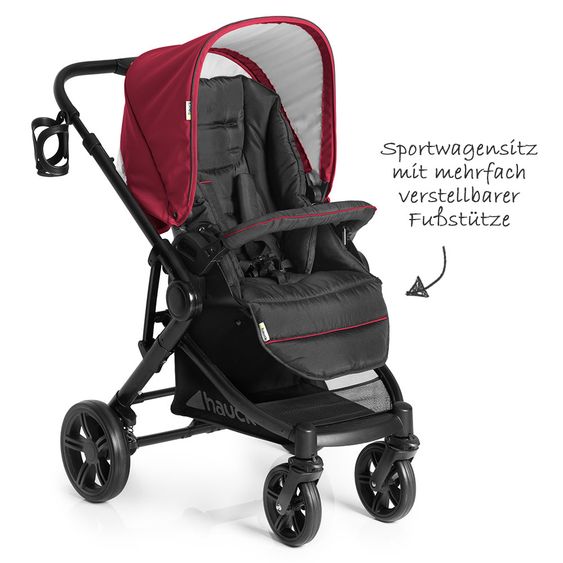 Hauck Kinderwagen-Set Atlantic Plus Trio Set inkl. Isofix Basis - Tango