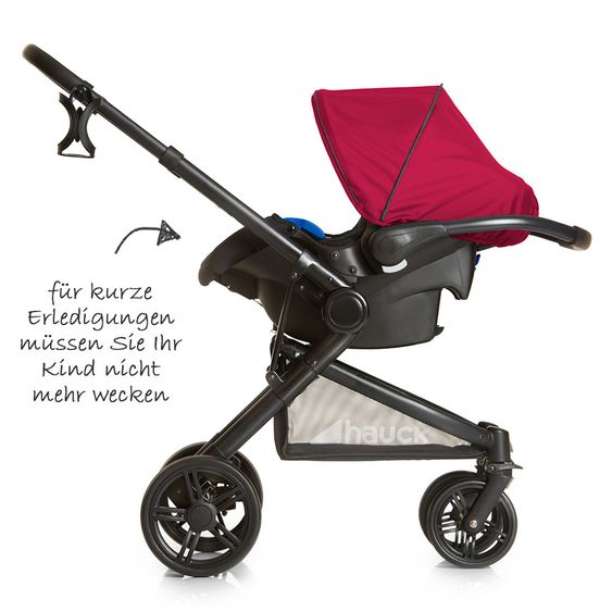 Hauck Kinderwagen-Set Atlantic Plus Trio Set inkl. Isofix Basis - Tango