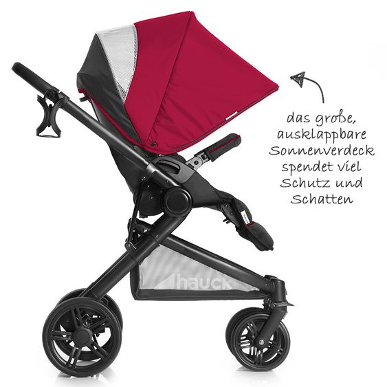 Hauck Kinderwagen-Set Atlantic Plus Trio Set inkl. Isofix Basis - Tango