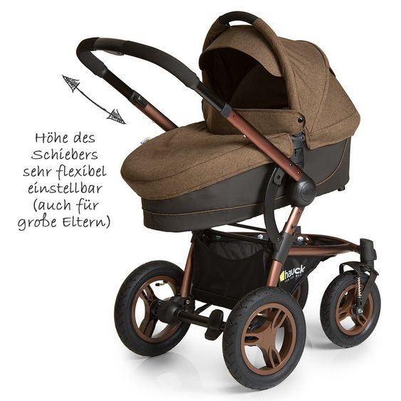 Hauck Kinderwagen-Set King Air Plus Trio Set - Melange Chocolate