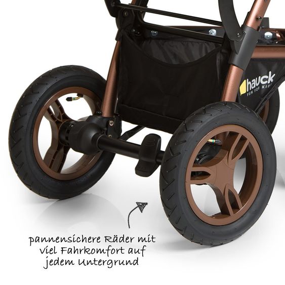 Hauck Kinderwagen-Set King Air Plus Trio Set - Melange Chocolate