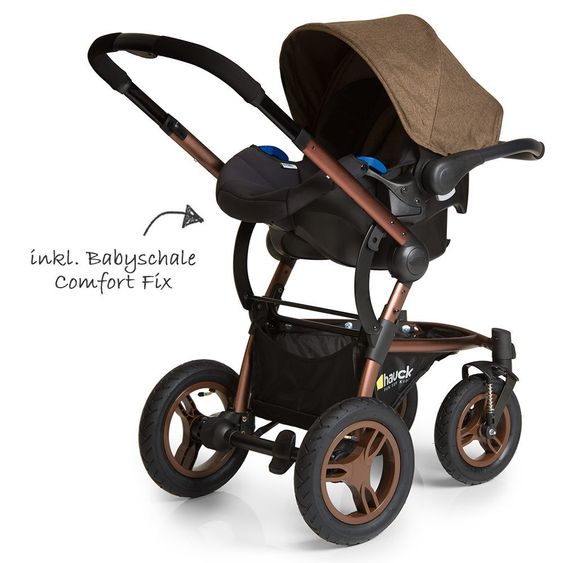 Hauck Kinderwagen-Set King Air Plus Trio Set - Melange Chocolate