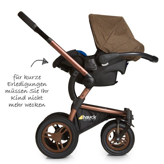 Hauck Kinderwagen-Set King Air Plus Trio Set - Melange Chocolate