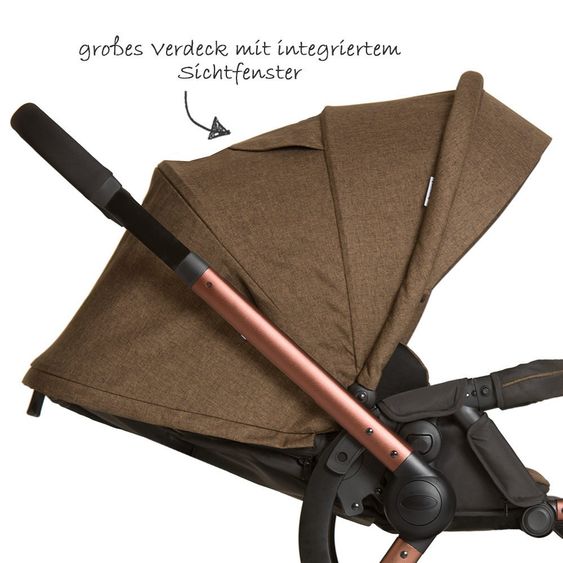 Hauck Kinderwagen-Set King Air Plus Trio Set - Melange Chocolate