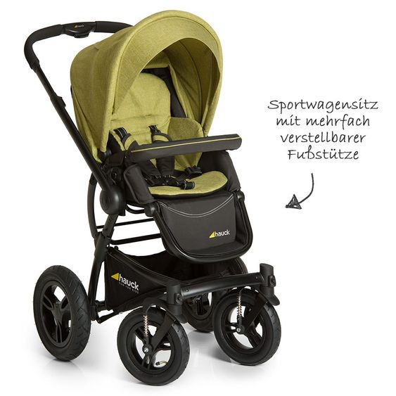 Hauck Kinderwagen-Set King Air Plus Trio Set - Melange Green