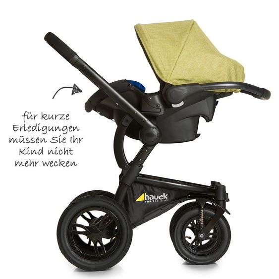 Hauck Kinderwagen-Set King Air Plus Trio Set - Melange Green
