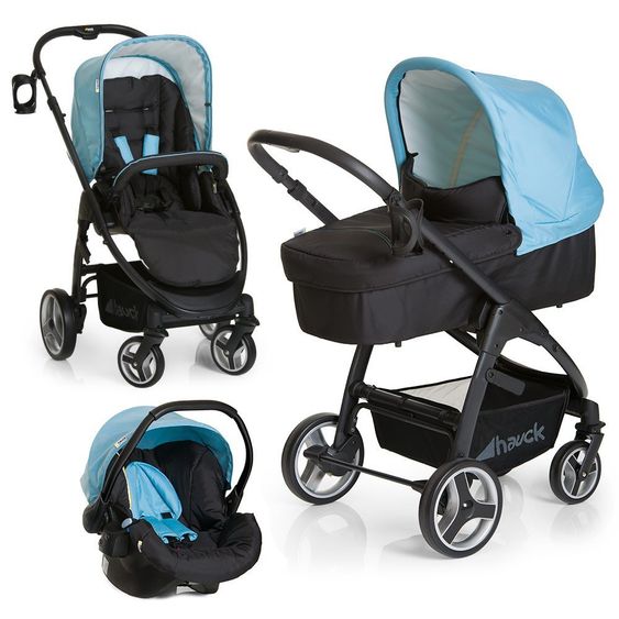 Hauck Kinderwagen-Set Lacrosse Trio Set - Aqua