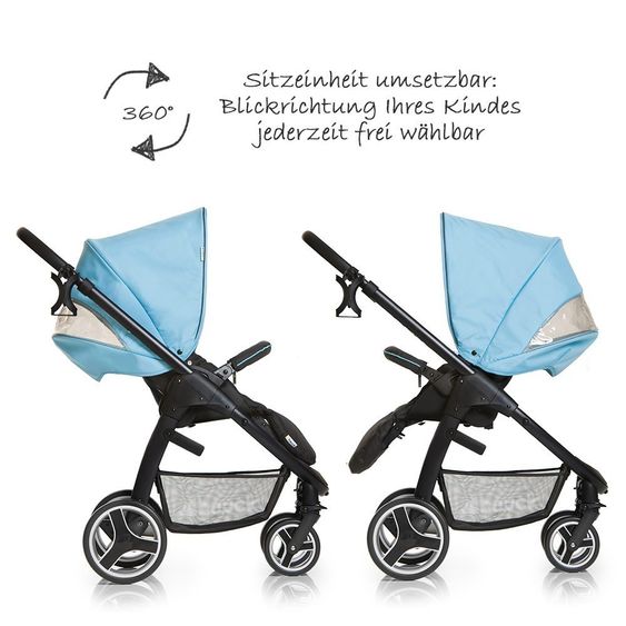 Hauck Kinderwagen-Set Lacrosse Trio Set - Aqua