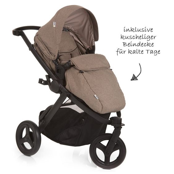 Hauck Kinderwagen-Set Maxan 3 Plus Trio Set - Melange Sand