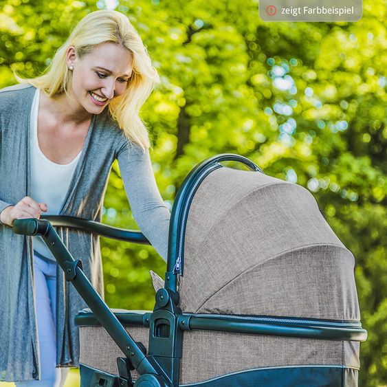 Hauck Kinderwagen-Set Maxan 4 Plus Trio Set - Melange Charcoal