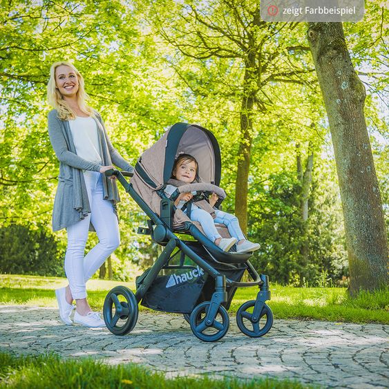 Hauck Kinderwagen-Set Maxan 4 Plus Trio Set - Melange Charcoal