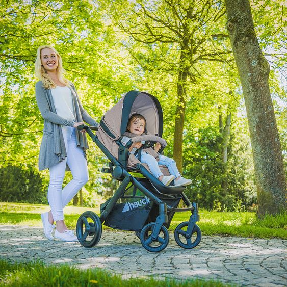 Hauck Kinderwagen-Set Maxan 4 Plus Trio Set - Melange Sand