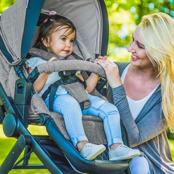 Hauck Kinderwagen-Set Maxan 4 Plus Trio Set - Melange Sand