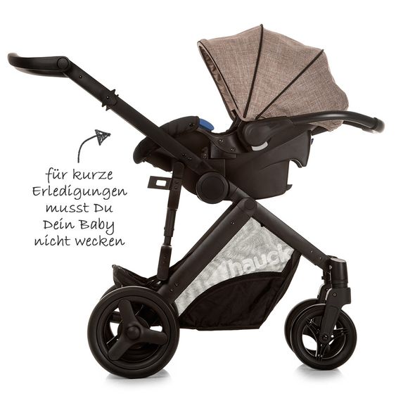 Hauck Kinderwagen-Set Maxan 4 Plus Trio Set - Melange Sand
