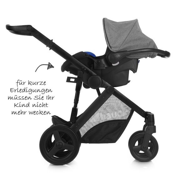 Hauck Set passeggino Maxan 4 Plus Trio - Pietra Melange
