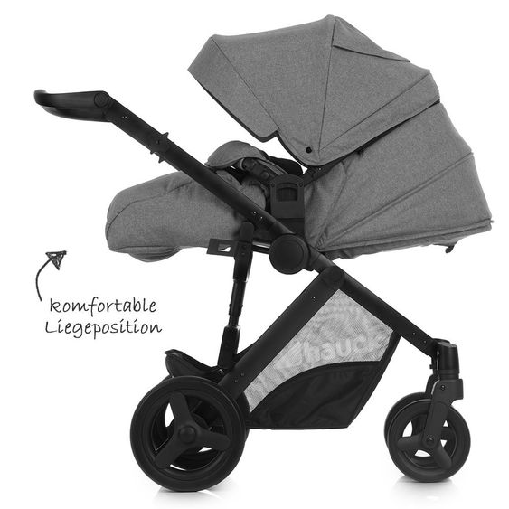 Hauck Set passeggino Maxan 4 Plus Trio - Pietra Melange