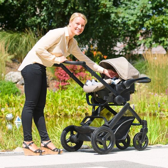 Hauck Stroller Set Maxan 4 Trio Set - Melange Beige