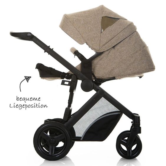 Hauck Stroller Set Maxan 4 Trio Set - Melange Beige