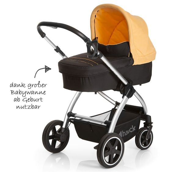 Hauck Kinderwagen-Set Priya Trio Set - Caviar Banana