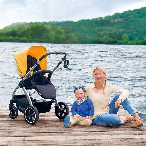Hauck Kinderwagen-Set Priya Trio Set - Caviar Banana