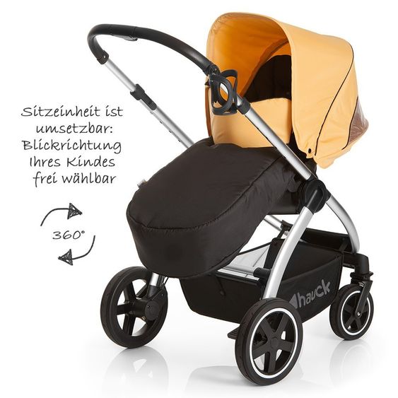 Hauck Kinderwagen-Set Priya Trio Set - Caviar Banana