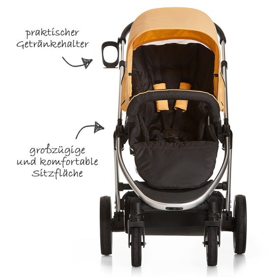 Hauck Kinderwagen-Set Priya Trio Set - Caviar Banana