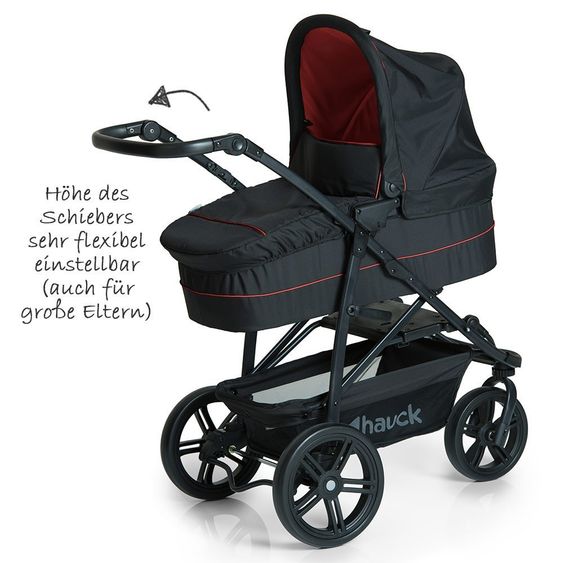 Hauck Kinderwagen-Set Rapid 3 Plus Trio Set - Caviar/Tango