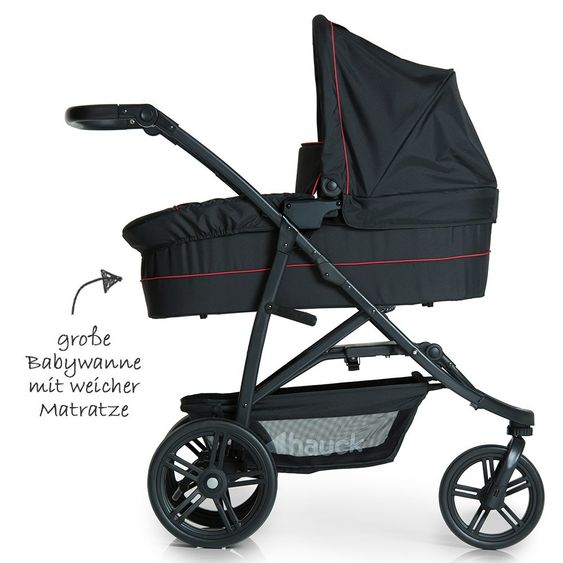 Hauck Kinderwagen-Set Rapid 3 Plus Trio Set - Caviar/Tango