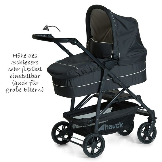 Hauck Kinderwagen-Set Rapid 4 Plus Trio Set - Caviar Beige