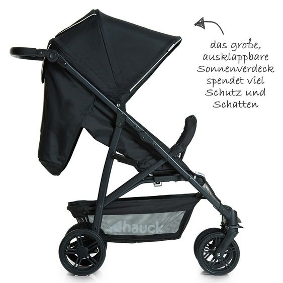 Hauck Kinderwagen-Set Rapid 4 Plus Trio Set - Caviar Beige