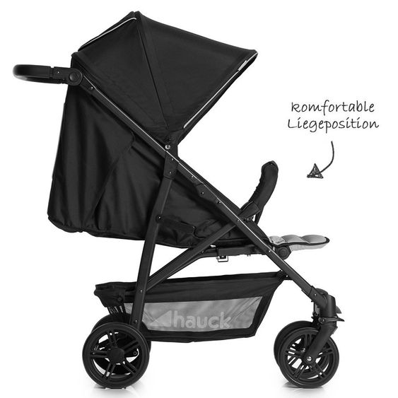 Hauck Kinderwagen-Set Rapid 4 Plus Trio Set - Caviar Silver