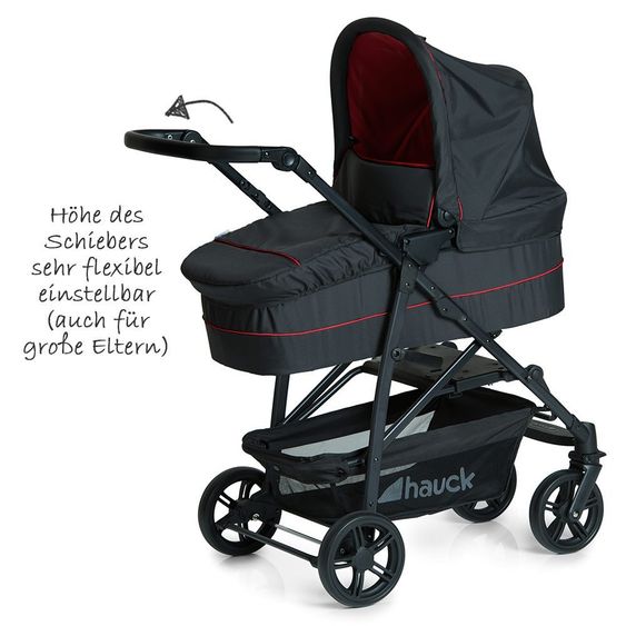 Hauck Kinderwagen-Set Rapid 4 Plus Trio Set - Caviar Tango