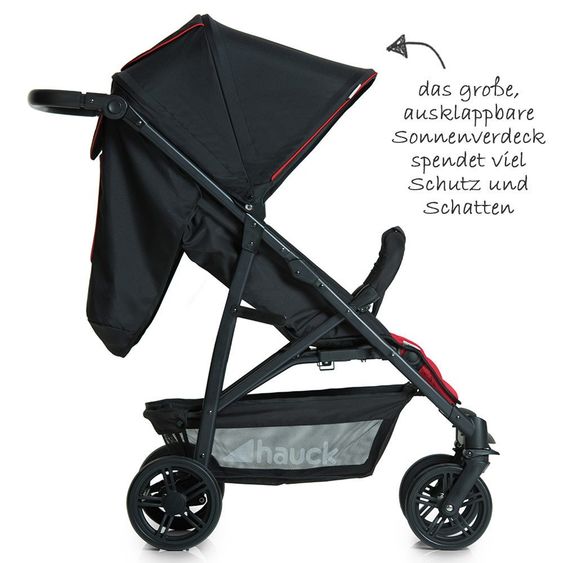 Hauck Kinderwagen-Set Rapid 4 Plus Trio Set - Caviar Tango