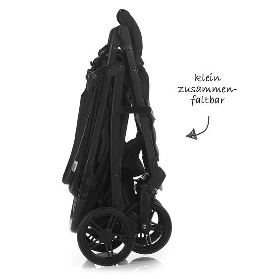 Hauck Kinderwagen-Set Rapid 4 Plus Trio Set - Caviar Tango