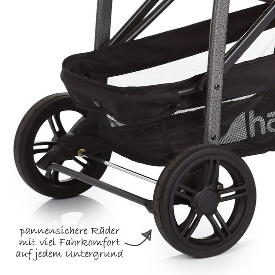 Hauck Kinderwagen-Set Rapid 4S Plus Trioset Deluxe - Caviar Emerald