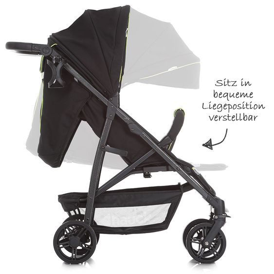 Hauck Kinderwagen-Set Rapid 4S Plus Trioset Deluxe - Caviar Neon Yellow