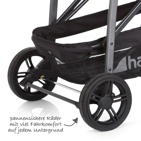 Hauck Kinderwagen-Set Rapid 4S Plus Trioset Deluxe - Caviar Neon Yellow