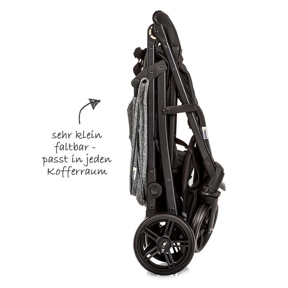 Hauck Set passeggino Rapid 4S Trio con base Isofix - Caviar Emerald
