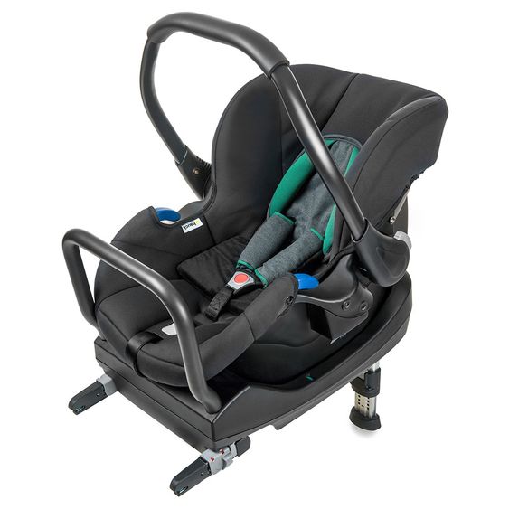 Hauck Set passeggino Rapid 4S Trio con base Isofix - Caviar Emerald